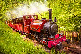 Steam train engine