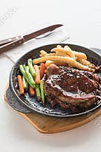 Black pepper chicken chop