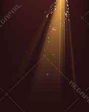 Vector isolation light beam background