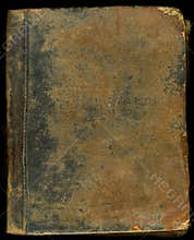 Old leather book cover