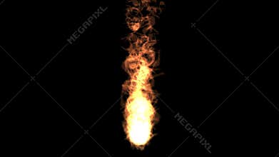 4k fire ball, war scene, dazzling hellfire.