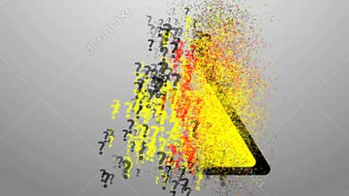 Exclamation mark consists of question