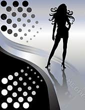 Beautiful Female Lady Silhouette