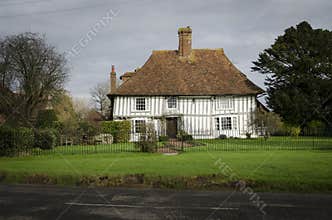 Ancient Half-Timbered Cottage