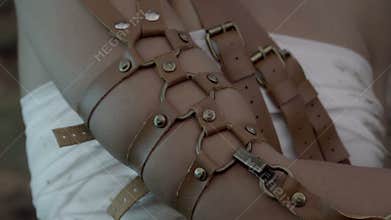 Beautiful amazon woman warrior