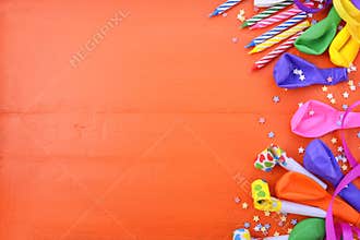 Happy Birthday Party Decorations Background