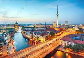 Germany, Berlin cityscape