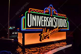 Universal Studios Hollywood sign