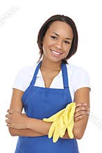 Pretty Maid with Gloves