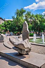 Fountain of life in Zaporozhye, Ukraine