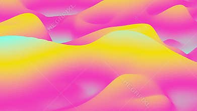 Abstract colorful wavy background in bright rainbow colors.