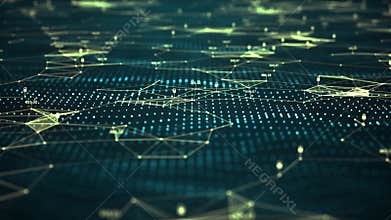 Technology cyber security concept