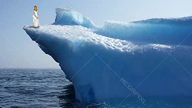 Surreal Iceberg, Nature, Cold, Winter