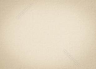Canvas burlap fabric texture background for arts painting in beige light white sepia cream