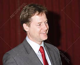 Nick Clegg: Britain's Deputy Prime Minister.