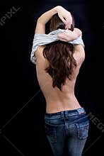 woman back