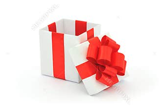 Open gift box