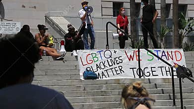 LGBTQ protest sign