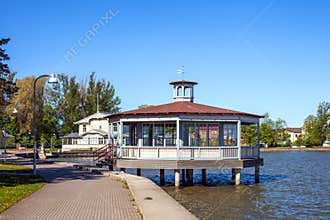 Seaside promenade and resort pavilion, Haapsalu