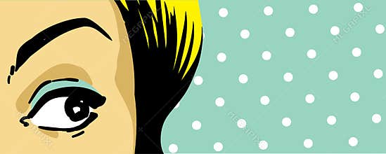 Woman eye