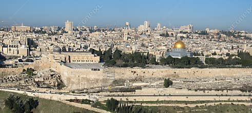 Panoramic view of Jerusalem