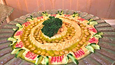 Ground chickpeas with love and olive oil