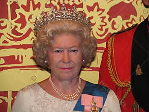 Queen Elizabeth II - wax statue