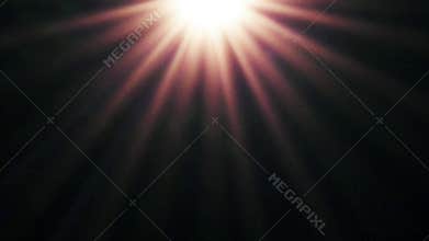 White beam rotating effect, black background effect