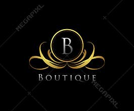 B Letter boutique logo design
