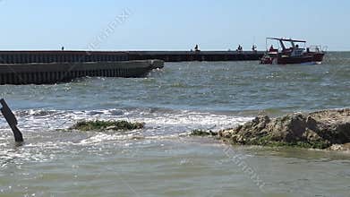 The channel from the sea to Tiligul estuary