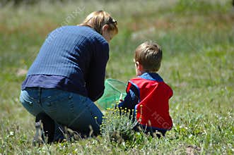 Mother and son