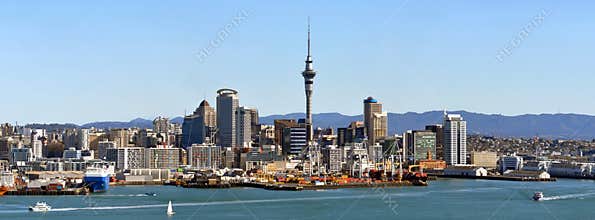 Auckland City Panorama, New Zealand