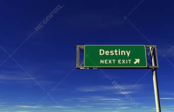 Destiny - Freeway Exit Sign