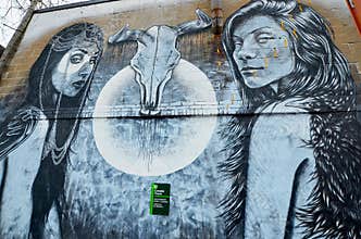Street art women