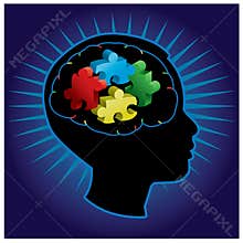 Child Autism Silhouette