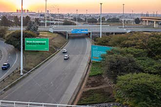 The road out of the airport