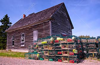 Lobster traps, New Brunswick