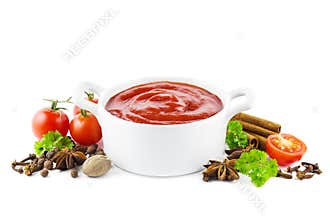 Ketchup with spices