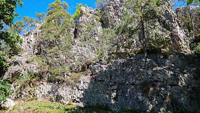 The Grosser Pfahl is a geological relic and one of the largest and most important geotopes in Bavaria, where you can see white