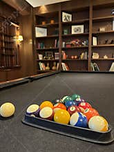 Pool home recreation room