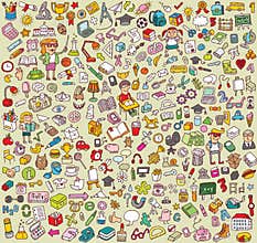 Big School and Education Icons Collection