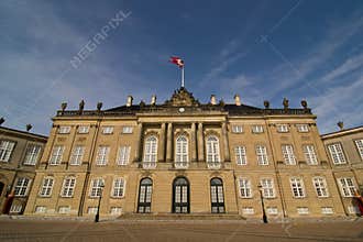 Amalienborg Palace in Copenhagen