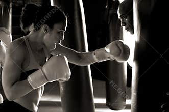 Boxer in the Gym