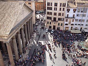 Pantheon square, Rome