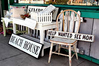 Antiques at a Seaside Resort