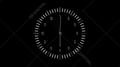 Clock animation with Alpha channel