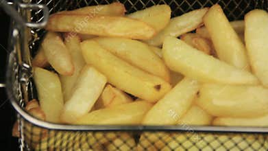 Draining Chips Close Up
