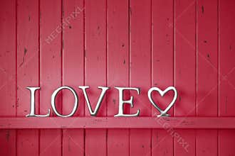 Love Red Heart Valentine Background