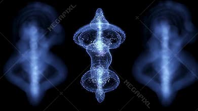 Animated sequence highlighting abnormal movement of inner ear crystals disrupting vestibular signals responsible for