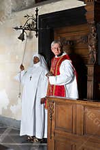 Beginning of catholic mass